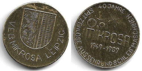 Medaille leipzig veb - leipzig,